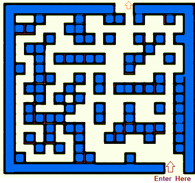 no right turn maze puzzle image