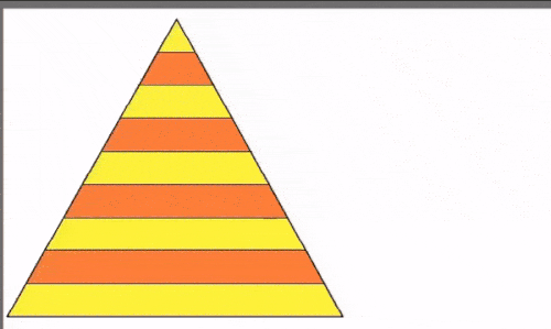 find the area of the shaded region | can you find the area of the orange region | find the area of the shaded region of a triangle
