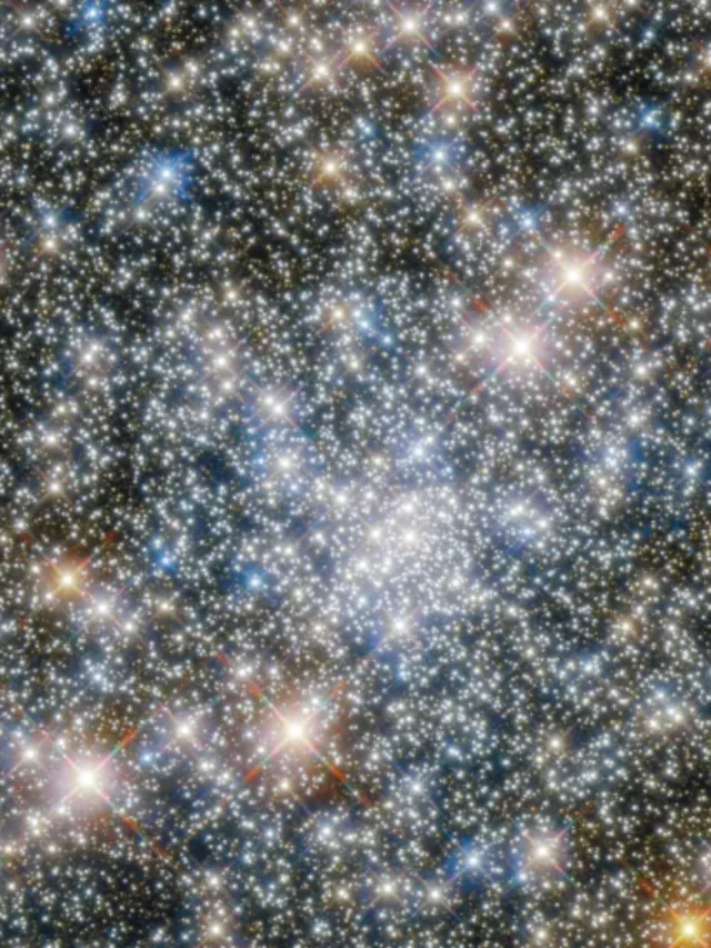 A new image from the Hubble Space Telescope captures a star-studded cluster in the constellation Sagittarius